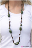 Paparazzi "Take A Hike - Green" necklace Paparazzi Jewelry