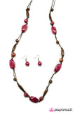 Paparazzi "Take A Hike  - Pink" necklace Paparazzi Jewelry
