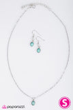 Paparazzi "Take A Hint - Blue" necklace Paparazzi Jewelry