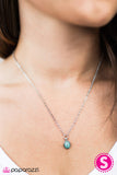 Paparazzi "Take A Hint - Blue" necklace Paparazzi Jewelry