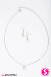 Paparazzi "Take A Hint - White" necklace Paparazzi Jewelry