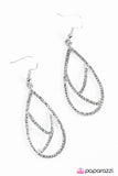 Paparazzi "Take By Storm" Silver Earrings Paparazzi Jewelry