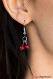 Paparazzi "Take Five! - Red" necklace Paparazzi Jewelry