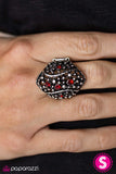 Paparazzi "Take Guard" Red Ring Paparazzi Jewelry