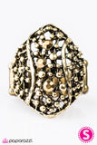 Paparazzi "Take Guard" Brass Ring Paparazzi Jewelry