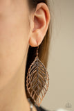 Paparazzi "Take It or LEAF It" Copper Earrings Paparazzi Jewelry