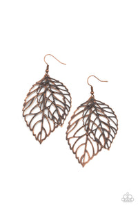 Paparazzi "Take It or LEAF It" Copper Earrings Paparazzi Jewelry