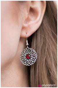 Paparazzi "Take Me Sailing - Red" earring Paparazzi Jewelry