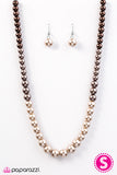 Paparazzi "Take Me To Paris - Brown" necklace Paparazzi Jewelry