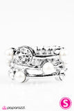 Paparazzi "Take Me To The Symphony - White" ring Paparazzi Jewelry