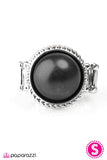 Paparazzi "Take My Hand - Black" ring Paparazzi Jewelry