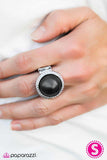 Paparazzi "Take My Hand - Black" ring Paparazzi Jewelry