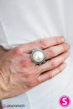 Paparazzi "Take My Hand - White" ring Paparazzi Jewelry