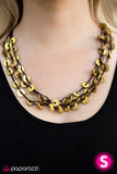 Paparazzi "Take The Bait - Yellow" necklace Paparazzi Jewelry