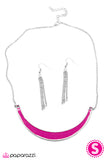 Paparazzi "Take The Bull By The Horns" Pink Necklace & Earring Set Paparazzi Jewelry