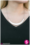 Paparazzi "Take The Bull By The Horns" White Necklace & Earring Set Paparazzi Jewelry