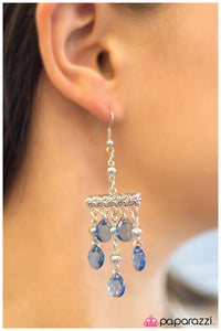 Paparazzi "Take The Lead - Blue" earring Paparazzi Jewelry