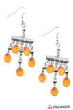 Paparazzi "Take the Lead - Orange" earring Paparazzi Jewelry