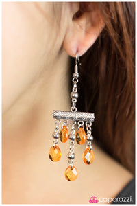 Paparazzi "Take the Lead - Orange" earring Paparazzi Jewelry