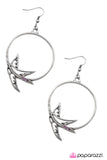 Paparazzi "Taking Flight - Purple" earring Paparazzi Jewelry