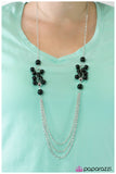 Paparazzi "Taking Sides - Black" necklace Paparazzi Jewelry