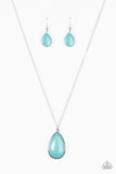 Paparazzi "Talk About A Cliffhanger! - Blue" necklace Paparazzi Jewelry