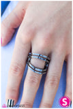 Paparazzi "Talk To The Hand!" Black Ring Paparazzi Jewelry