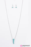 Paparazzi "Talons Out - Blue" necklace Paparazzi Jewelry