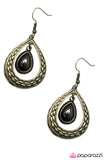 Paparazzi "Tame the Beast - Brass" earring Paparazzi Jewelry