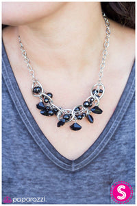 Paparazzi "Tangled" Black  Necklace & Earring Set Paparazzi Jewelry