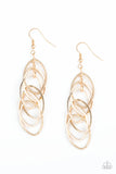 Paparazzi "Tangle Tango" Gold Earrings Paparazzi Jewelry