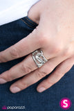 Paparazzi "Tantalizingly Tangled - Silver" ring Paparazzi Jewelry