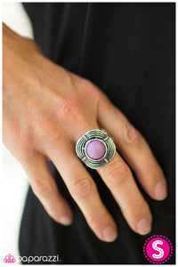 Paparazzi "Target Practice - Purple" ring Paparazzi Jewelry