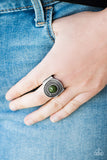 Paparazzi "Target Trance" Green Ring Paparazzi Jewelry