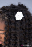 Paparazzi "Teachers Pet - White" hair clip Paparazzi Jewelry
