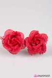 Paparazzi "Tea For Two - Red" hair clip Paparazzi Jewelry