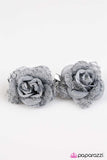Paparazzi "Tea For Two - Silver" hair clip Paparazzi Jewelry