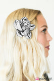 Paparazzi "Tea Party Princess" Silver Hair Clip Paparazzi Jewelry