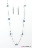 Paparazzi "Teardrop Diva" Blue Necklace & Earring Set Paparazzi Jewelry