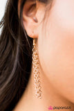 Paparazzi "Teardrop Diva" Gold Necklace & Earring Set Paparazzi Jewelry