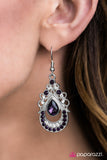 Paparazzi "Teardrop Fantasies" Purple Earrings Paparazzi Jewelry