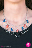 Paparazzi "TEAR-rifically Terrific" Multi Necklace & Earring Set Paparazzi Jewelry