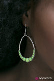 Paparazzi "Tears of My Enemies - Green" earring Paparazzi Jewelry
