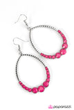 Paparazzi "Tears of My Enemies - Pink" earring Paparazzi Jewelry