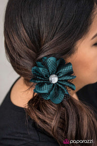 Paparazzi "Tea Time - Blue" hair clip Paparazzi Jewelry