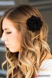 Paparazzi "Teen Queen - Black" hair clip Paparazzi Jewelry