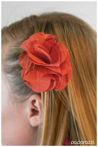 Paparazzi "Teen Queen - Orange" hair clip Paparazzi Jewelry