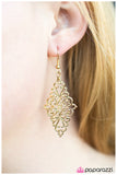 Paparazzi "Tender Is The Night - Gold" earring Paparazzi Jewelry