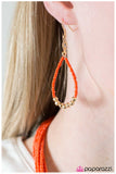 Paparazzi "Terracotta Tango" Orange Necklace & Earring Set Paparazzi Jewelry