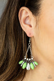 Paparazzi VINTAGE VAULT "Terra Tribe" Green Earrings Paparazzi Jewelry